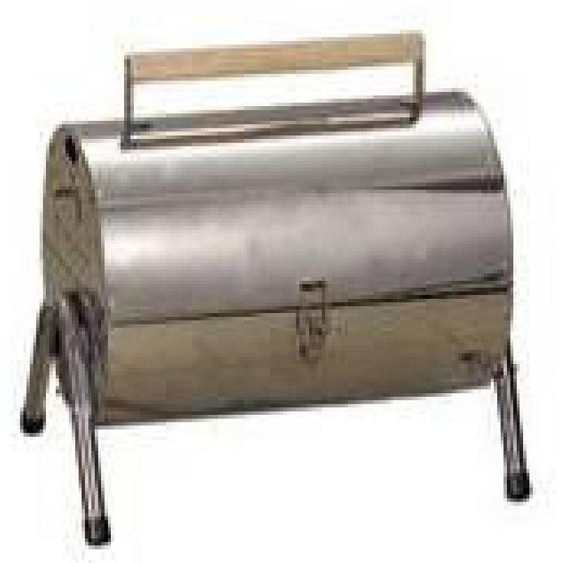 Stainless steel barbecue grill