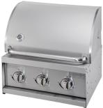 3 burners built-in luxury gas grill