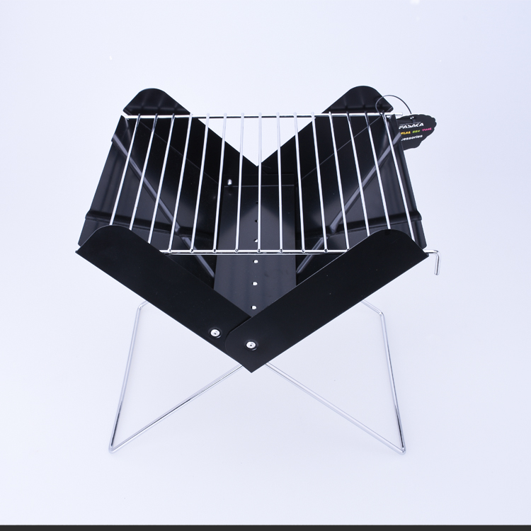 x Shape foldable bbq grill