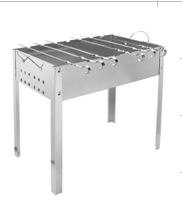 Deluxe stainless steel simple grill