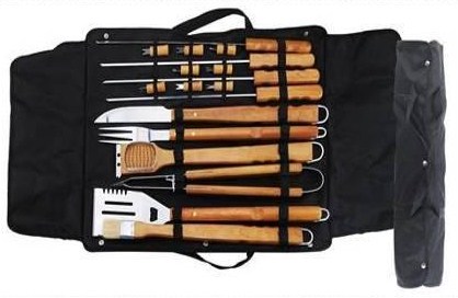 18pcs  bbq tool set in bag