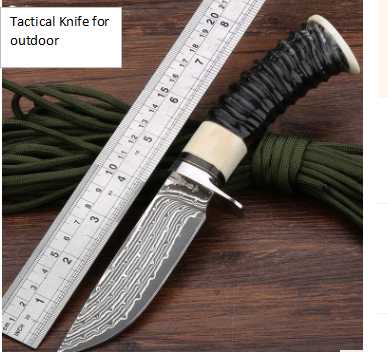 luxury Damascus steel Tactical Knife