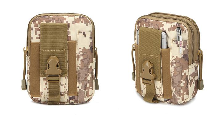 Outdoor tactical Molle bag  EDC hiking pouch