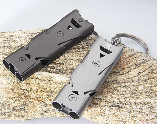 stainless steel Outdoor survival whistle